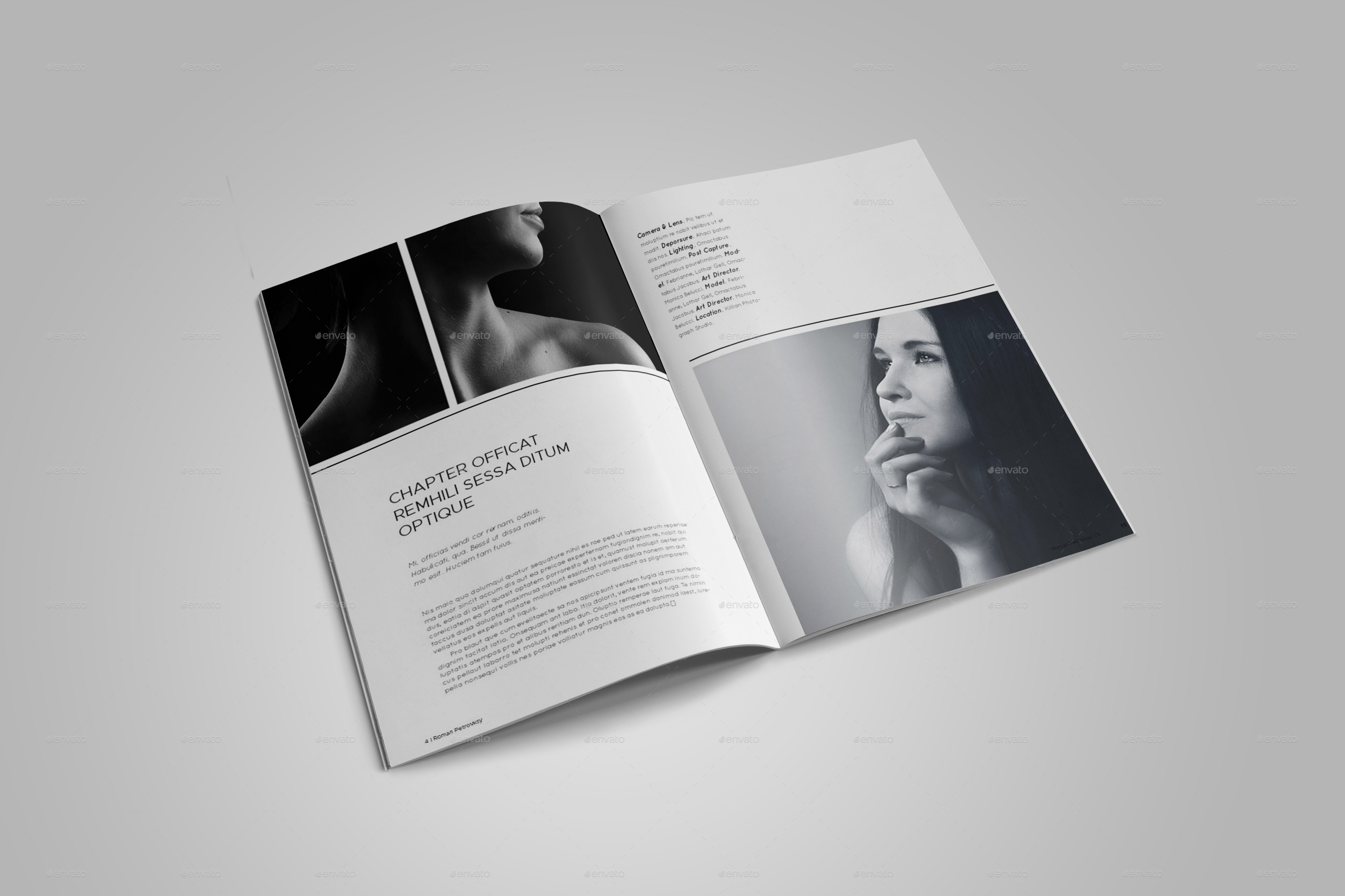 A4 Photo Portfolio Template by bookrak GraphicRiver